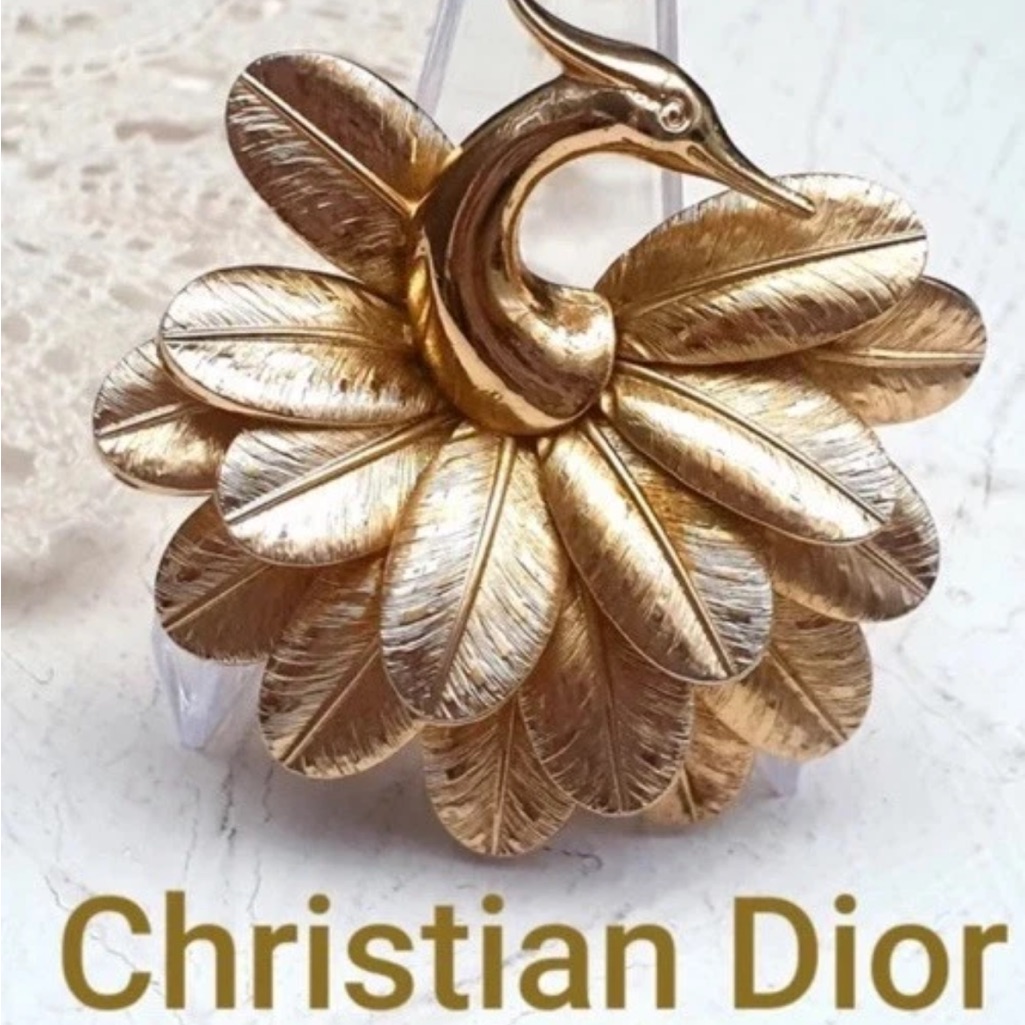 Dior Gold Brooch